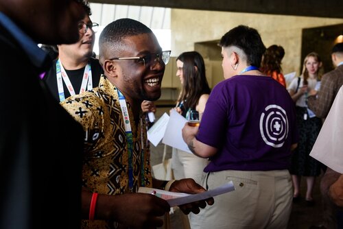 AIDS 2026, the 26th International AIDS Conference. Rio de Janeiro, Brazil.
Monday, 27 July 2026.

YLPKO. Young Leaders Programme Kick-off.
In the photo: Candid photos of Young Leaders interacting.

©️ Rogério von Krüger / IAS