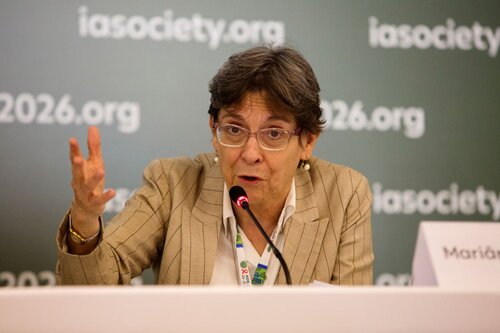 AIDS 2026, the 26th International AIDS Conference. Rio de Janeiro, Brazil.
Monday, 27 July 2026

PRESS01. Opening press conference
In the photo: Mariângela Simões

©️ Andréa Testoni / IAS
