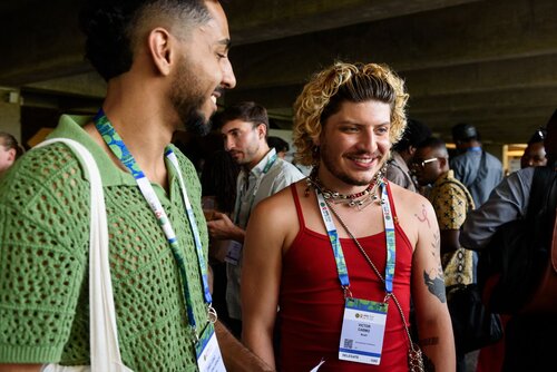 AIDS 2026, the 26th International AIDS Conference. Rio de Janeiro, Brazil.
Monday, 27 July 2026.

YLPKO. Young Leaders Programme Kick-off.
In the photo: Candid photos of Young Leaders interacting.

©️ Rogério von Krüger / IAS