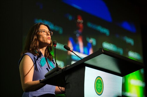 AIDS 2026, the 26th International AIDS Conference. Rio de Janeiro, Brazil.
Monday, 27 July 2026

OP01. Opening Session
In the photo: Claudia Cortes, Regional Chair

©️ Andréa Testoni / IAS