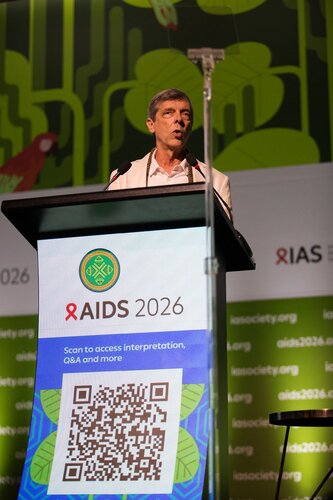 AIDS 2026, the 26th International AIDS Conference. Rio de Janeiro, Brazil.
Monday, 27 July 2026

OP01. Opening Session
In the photo: Draurio Barreira, Local Chair

©️ Andréa Testoni / IAS