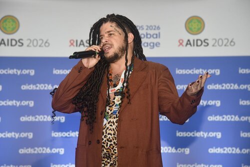 AIDS 2026, the 26th International AIDS Conference. Rio de Janeiro, Brazil.
Monday, 27 July 2026.

GVMS31. Global Village Opening Moment.
In the photo: Thiago Jerohan.

© Márcia Moreira / IAS