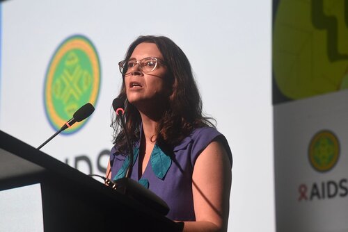 AIDS 2026, the 26th Internacional AIDS Conference. Rio de Janeiro, Brazil.
Monday, 27 July 2026.

OP01. Opening Session.
In the photos: Claudia Cortes.

© Márcia Moreira / IAS.