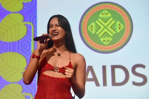 AIDS 2026, the 26th Internacional AIDS Conference. Rio de Janeiro, Brazil.
Monday, 27 July 2026.

OP01. Opening Session.
In the photos: Jaloo.

© Márcia Moreira / IAS.
