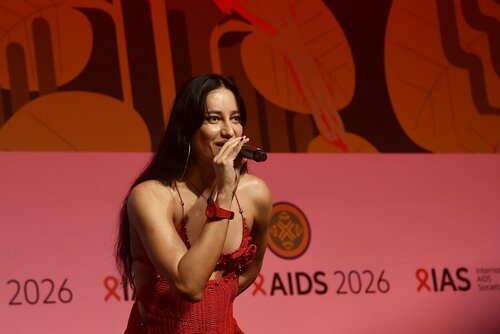 AIDS 2026, the 26th Internacional AIDS Conference. Rio de Janeiro, Brazil.
Monday, 27 July 2026.

OP01. Opening Session.
In the photos: Jaloo.

© Márcia Moreira / IAS.