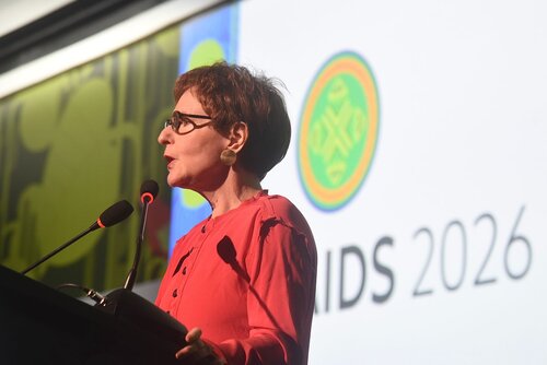 AIDS 2026, the 26th Internacional AIDS Conference. Rio de Janeiro, Brazil.
Monday, 27 July 2026.

OP01. Opening Session.
In the photos: Beatriz Grinsztejn.

© Márcia Moreira / IAS.