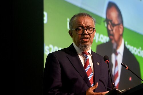 AIDS 2026, the 26th Internacional AIDS Conference. Rio de Janeiro, Brazil.
Monday, 27 July 2026.

OP01. Opening Session.
In the photos: Tedros Adhanon Ghebreyesus.

© Márcia Moreira / IAS.