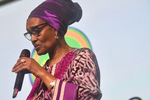AIDS 2026, the 26th Internacional AIDS Conference. Rio de Janeiro, Brazil.
Monday, 27 July 2026.

OP01. Opening Session.
In the photos: Winnie Byanyima.

© Márcia Moreira / IAS.