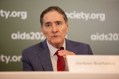AIDS 2026, the 26th International AIDS Conference. Rio de Janeiro, Brazil.
Monday, 27 July 2026

ME. Media Briefing
In the photo: Jarbas Barbosa.

©️ Andréa Testoni / IAS