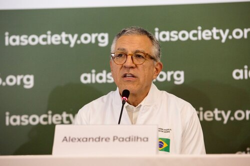 AIDS 2026, the 26th International AIDS Conference. Rio de Janeiro, Brazil.
Monday, 27 July 2026

ME. Media Briefing
In the photo: Alexandre Padilha

©️ Andréa Testoni / IAS