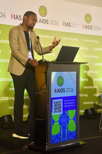 AIDS 2026, the 26th International AIDS Conference. Rio de Janeiro, Brazil.
Monday, 27 July 2026.

SAT36. Priorization under pressure: Rethinking  HIV service delivery with TIER-Plus.
In the photos: Stephen Macheso.

© Márcia Moreira / IAS.