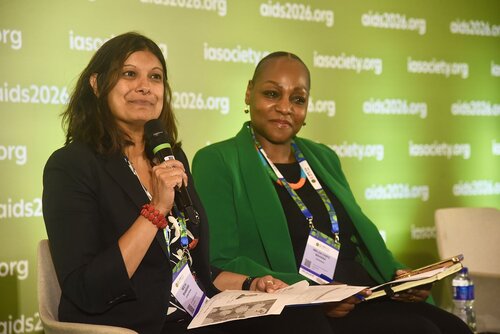 AIDS 2026, the 26th International AIDS Conference. Rio de Janeiro, Brazil.
Monday, 27 July 2026.

SAT36. Priorization under pressure: Rethinking  HIV service delivery with TIER-Plus.
In the photos: Panellists.

© Márcia Moreira / IAS.