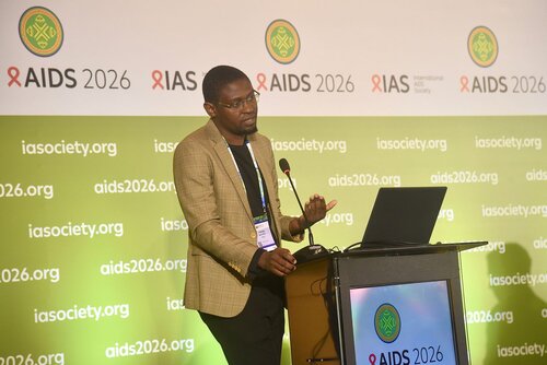 AIDS 2026, the 26th International AIDS Conference. Rio de Janeiro, Brazil.
Monday, 27 July 2026.

SAT36. Priorization under pressure: Rethinking  HIV service delivery with TIER-Plus.
In the photos: Stephen Macheso.

© Márcia Moreira / IAS.