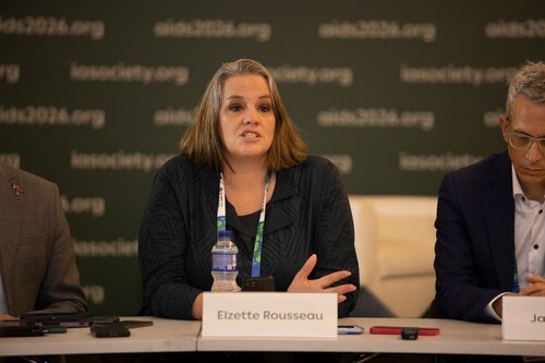 AIDS 2026, the 26th International AIDS Conference. Rio de Janeiro, Brazil.
Tuesday, 28 July 2026.

MR01. Media roundtable – Long-acting HIV prevention: The science, rollout and what is next.
In the photo: Elzette Rousseu.

© Felipe Varanda / IAS