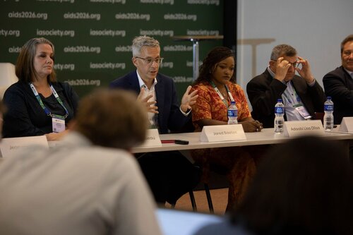 AIDS 2026, the 26th International AIDS Conference. Rio de Janeiro, Brazil.
Tuesday, 28 July 2026.

MR01. Media roundtable – Long-acting HIV prevention: The science, rollout and what is next.
In the photo: Jared Baeten.

© Felipe Varanda / IAS