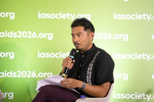 AIDS 2026, the 26th International AIDS Conference. Rio de Janeiro, Brazil.
Tuesday 28, July 2026.

SY08. Rebuilding global health: HIV reporting in a brave new world (Media panel session).
In the photo:Kevin Mendez, National AIDS Commission, Belize

©️ Felipe Varanda / IAS
