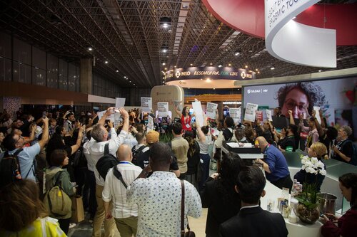 AIDS 2026, the 26th International AIDS Conference. Rio de Janeiro, Brazil.
Tuesday, 28 July 2026

GENCON. Demonstration.

©️ Andréa Testoni / IAS