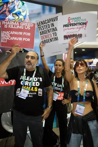 AIDS 2026, the 26th International AIDS Conference. Rio de Janeiro, Brazil.
Tuesday, 28 July 2026

GENCON. Demonstration.

©️ Andréa Testoni / IAS