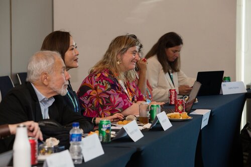 AIDS 2026, the 26th International AIDS Conference. Rio de Janeiro, Brazil.
Tuesday, 28 July 2026

JIASEBMM. JIAS Editorial Board member meeting.
In the photo: Keneth Hugh Mayer, Annete Sohn, Marlène Bras.

©️ Andréa Testoni / IAS