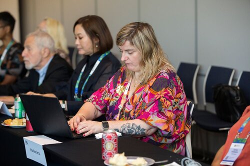 AIDS 2026, the 26th International AIDS Conference. Rio de Janeiro, Brazil.
Tuesday, 28 July 2026

JIASEBMM. JIAS Editorial Board member meeting.
In the photo: Keneth Hugh Mayer, Annete Sohn, Marlène Bras.

©️ Andréa Testoni / IAS