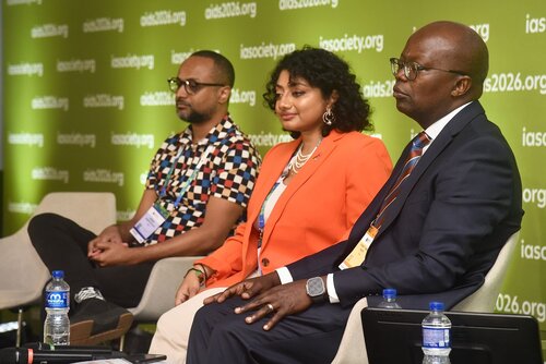 AIDS 2026, the 26th International AIDS Conference. Rio de Janeiro, Brazil.
Tuesday, 28 July 2026.

SAT26. Bridging the implementation gap: Practical insights to strengthen HIV prevention access for key populations.
In the photos: Panellists.

© Márcia Moreira / IAS.