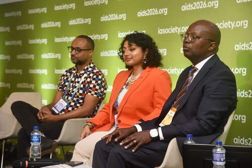 AIDS 2026, the 26th International AIDS Conference. Rio de Janeiro, Brazil.
Tuesday, 28 July 2026.

SAT26. Bridging the implementation gap: Practical insights to strengthen HIV prevention access for key populations.
In the photos: Panellists.

© Márcia Moreira / IAS.
