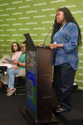 AIDS 2026, the 26th International AIDS Conference. Rio de Janeiro, Brazil.
Tuesday, 28 July 2026.

SAT16. Person-centred HIV prevention for key and vulnerable populations in Latin America and the Caribbean.
In the photos: Alexus D'Marco.

© Márcia Moreira / IAS.
