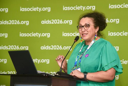 AIDS 2026, the 26th International AIDS Conference. Rio de Janeiro, Brazil.
Tuesday, 28 July 2026.

SAT16. Person-centred HIV prevention for key and vulnerable populations in Latin America and the Caribbean.
In the photos: Erika Castellanos.

© Márcia Moreira / IAS.
