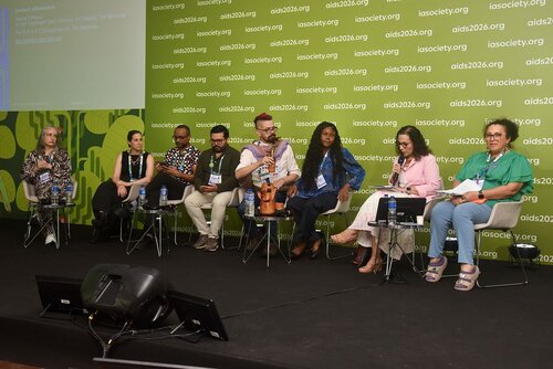 AIDS 2026, the 26th International AIDS Conference. Rio de Janeiro, Brazil.
Tuesday, 28 July 2026.

SAT16. Person-centred HIV prevention for key and vulnerable populations in Latin America and the Caribbean.
In the photos: Panellists.

© Márcia Moreira / IAS.