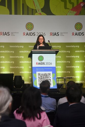 AIDS 2026, the 26th International AIDS Conference. Rio de Janeiro, Brazil.
Tuesday, 28 July 2026.

OAB01. ARTistic strategies 1: From testing to treatment.
In the photos: Tracy L. Diamond.

© Márcia Moreira / IAS.