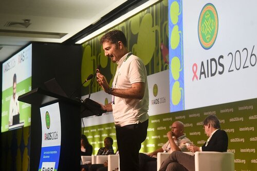 AIDS 2026, the 26th International AIDS Conference. Rio de Janeiro, Brazil.
Tuesday, 28 July 2026.

OAB01. ARTistic strategies 1: From testing to treatment.
In the photos: Jade Ghosn.

© Márcia Moreira / IAS.