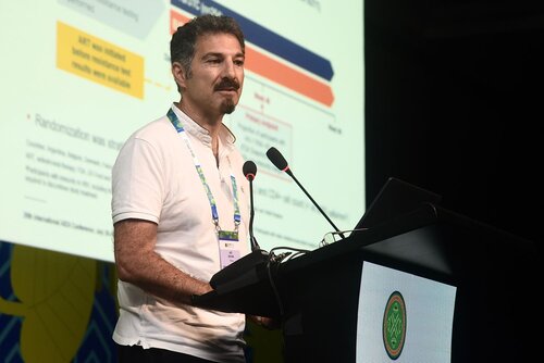 AIDS 2026, the 26th International AIDS Conference. Rio de Janeiro, Brazil.
Tuesday, 28 July 2026.

OAB01. ARTistic strategies 1: From testing to treatment.
In the photos: Jade Ghosn.

© Márcia Moreira / IAS.
