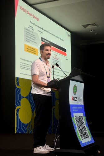 AIDS 2026, the 26th International AIDS Conference. Rio de Janeiro, Brazil.
Tuesday, 28 July 2026.

OAB01. ARTistic strategies 1: From testing to treatment.
In the photos: Jade Ghosn.

© Márcia Moreira / IAS.