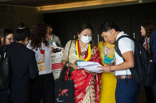 AIDS 2026, the 26th International AIDS Conference. Rio de Janeiro, Brazil.
Monday, 27 July 2026

EFREC. Educational Fund Reception.
In the photo: Speackers and audience

©️ Andréa Testoni / IAS