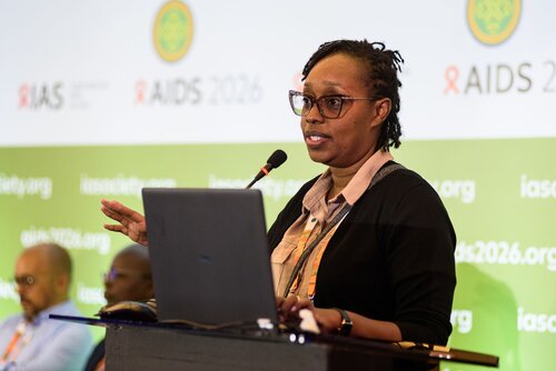 AIDS 2026, the 26th International AIDS Conference. Rio de Janeiro, Brazil.
Tuesday, 28 July 2026.

MM01. IAS Regional Members' Meeting: Africa.
In the photo: Elizabeth Irungu. 

©️ Rogério von Krüger / IAS