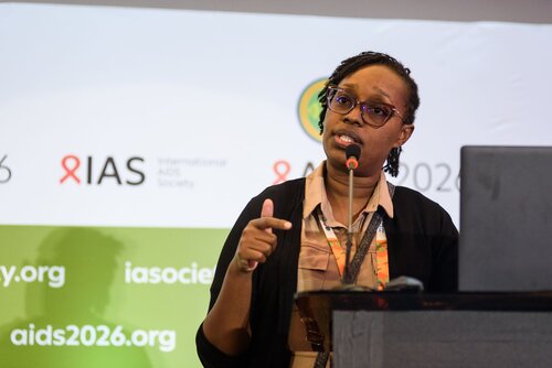 AIDS 2026, the 26th International AIDS Conference. Rio de Janeiro, Brazil.
Tuesday, 28 July 2026.

MM01. IAS Regional Members' Meeting: Africa.
In the photo: Elizabeth Irungu. 

©️ Rogério von Krüger / IAS