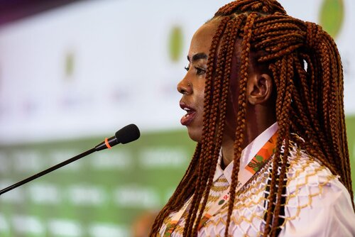 AIDS 2026, the 26th International AIDS Conference. Rio de Janeiro, Brazil.
Tuesday, 28 July 2026.

MM01. IAS Regional Members' Meeting: Africa.
In the photo: Susan Shumba. 

©️ Rogério von Krüger / IAS