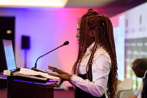 AIDS 2026, the 26th International AIDS Conference. Rio de Janeiro, Brazil.
Tuesday, 28 July 2026.

MM01. IAS Regional Members' Meeting: Africa.
In the photo: Susan Shumba. 

©️ Rogério von Krüger / IAS