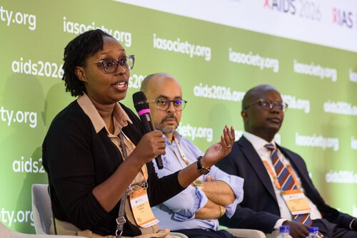 AIDS 2026, the 26th International AIDS Conference. Rio de Janeiro, Brazil.
Tuesday, 28 July 2026.

MM01. IAS Regional Members' Meeting: Africa.
In the photo: Elizabeth Irungu. 

©️ Rogério von Krüger / IAS