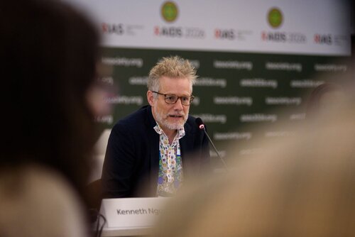 AIDS 2026, the 26th International AIDS Conference. Rio de Janeiro, Brazil.                            Wednesday, 29 July 2026.

MR02. Media roundtable – Africa’s HIV response after PEPFAR: The impact of funding cuts and what comes next.
In the photo: Mike Reid.

©️ Rogério von Krüger / IAS