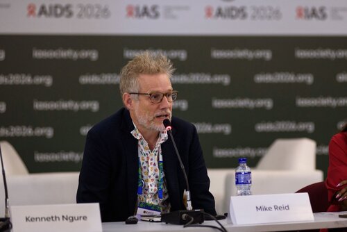 AIDS 2026, the 26th International AIDS Conference. Rio de Janeiro, Brazil.                            Wednesday, 29 July 2026.

MR02. Media roundtable – Africa’s HIV response after PEPFAR: The impact of funding cuts and what comes next.
In the photo: Mike Reid.

©️ Rogério von Krüger / IAS