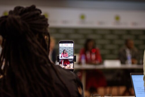 AIDS 2026, the 26th International AIDS Conference. Rio de Janeiro, Brazil.                            Wednesday, 29 July 2026.

MR02. Media roundtable – Africa’s HIV response after PEPFAR: The impact of funding cuts and what comes next.
In the photo: Media in attendance.

©️ Rogério von Krüger / IAS