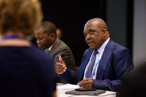 AIDS 2026, the 26th International AIDS Conference. Rio de Janeiro, Brazil.                            Wednesday, 29 July 2026.

MR02. Media roundtable – Africa’s HIV response after PEPFAR: The impact of funding cuts and what comes next.
In the photo: Mathume Joseph Phaahla.

©️ Rogério von Krüger / IAS