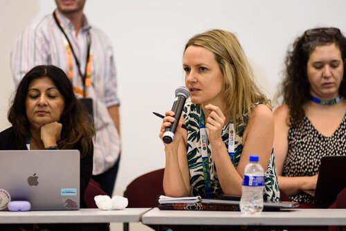 AIDS 2026, the 26th International AIDS Conference. Rio de Janeiro, Brazil.                            Wednesday, 29 July 2026.

MR02. Media roundtable – Africa’s HIV response after PEPFAR: The impact of funding cuts and what comes next.
In the photo: Media in attendance.

©️ Rogério von Krüger / IAS