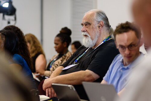 AIDS 2026, the 26th International AIDS Conference. Rio de Janeiro, Brazil.                            Wednesday, 29 July 2026.

MR02. Media roundtable – Africa’s HIV response after PEPFAR: The impact of funding cuts and what comes next.
In the photo: Media in attendance.

©️ Rogério von Krüger / IAS