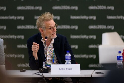 AIDS 2026, the 26th International AIDS Conference. Rio de Janeiro, Brazil.                            Wednesday, 29 July 2026.

MR02. Media roundtable – Africa’s HIV response after PEPFAR: The impact of funding cuts and what comes next.
In the photo: Mike Reid.

©️ Rogério von Krüger / IAS