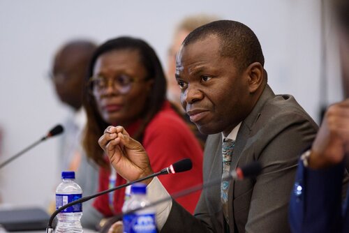 AIDS 2026, the 26th International AIDS Conference. Rio de Janeiro, Brazil.                            Wednesday, 29 July 2026.

MR02. Media roundtable – Africa’s HIV response after PEPFAR: The impact of funding cuts and what comes next.
In the photo: LLoyd Mulenga.

©️ Rogério von Krüger / IAS
