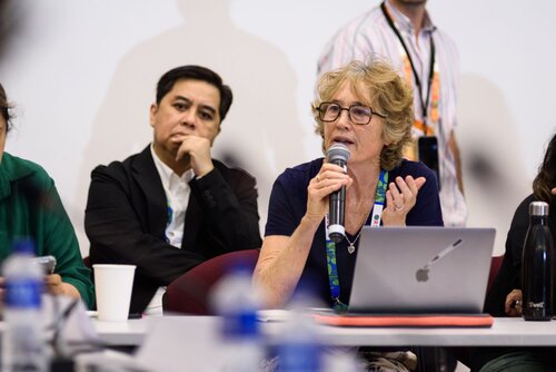 AIDS 2026, the 26th International AIDS Conference. Rio de Janeiro, Brazil.                            Wednesday, 29 July 2026.

MR02. Media roundtable – Africa’s HIV response after PEPFAR: The impact of funding cuts and what comes next.
In the photo: Media in attendance.

©️ Rogério von Krüger / IAS