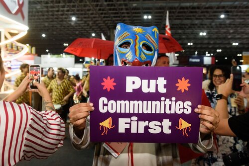 AIDS 2026, the 26th International AIDS Conference. Rio de Janeiro, Brazil.                            Wednesday, 29 July 2026.

Protest.

©️ Rogério von Krüger / IAS