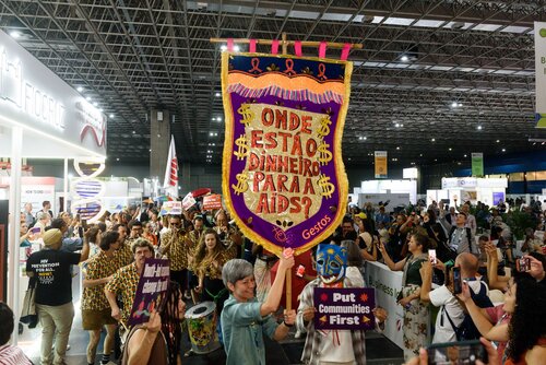 AIDS 2026, the 26th International AIDS Conference. Rio de Janeiro, Brazil.                            Wednesday, 29 July 2026.

Protest.

©️ Rogério von Krüger / IAS